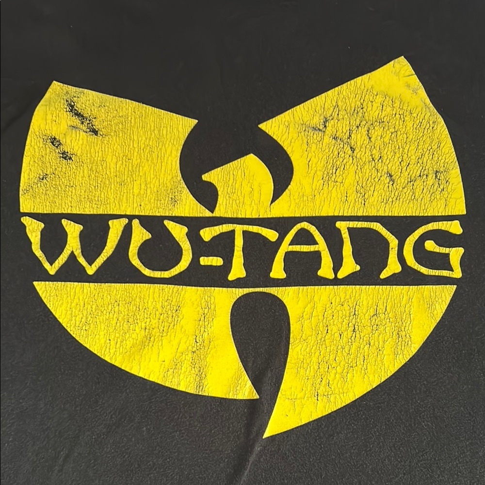 Wu-Tang Clan Black and Yellow Graphic Tee